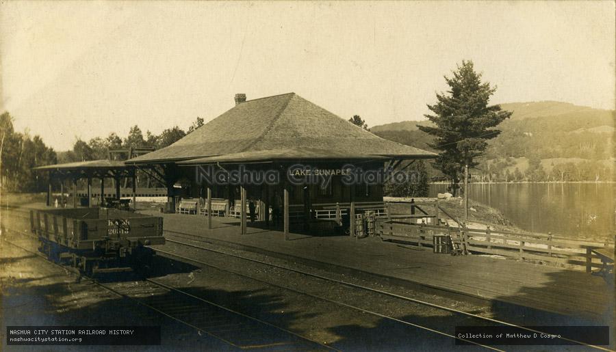 Postcard: Lake Sunapee station